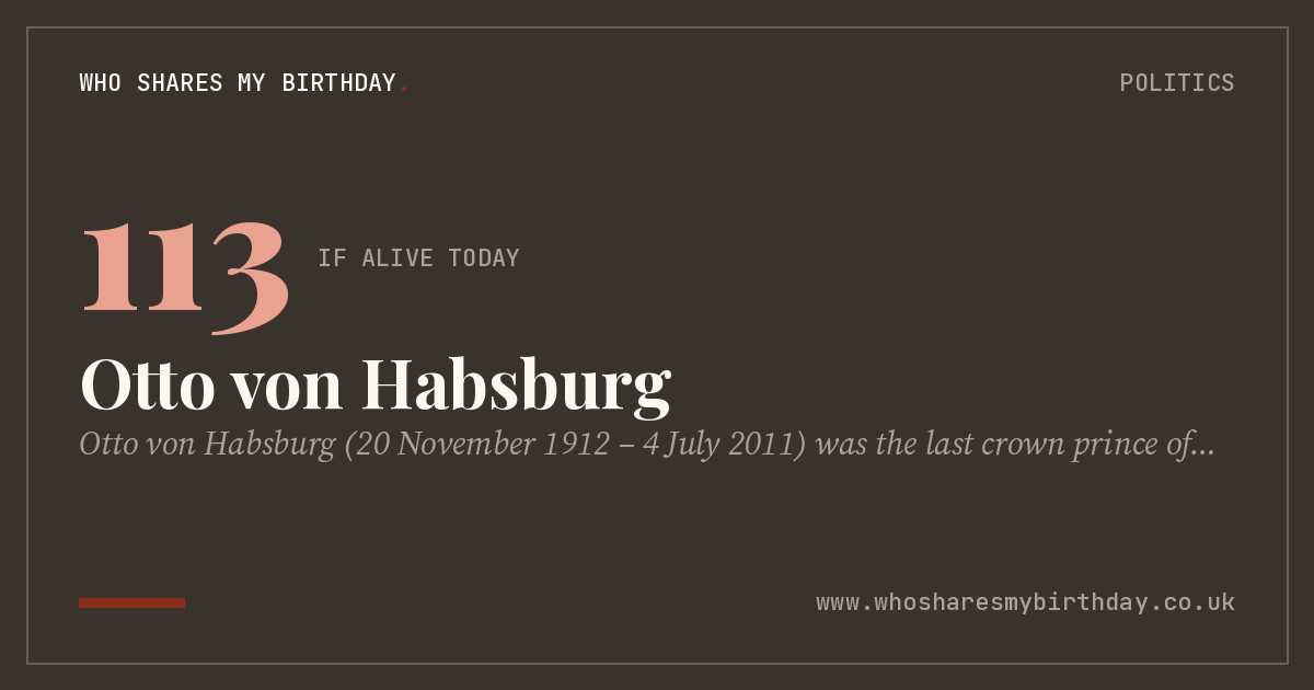 Otto von Habsburg