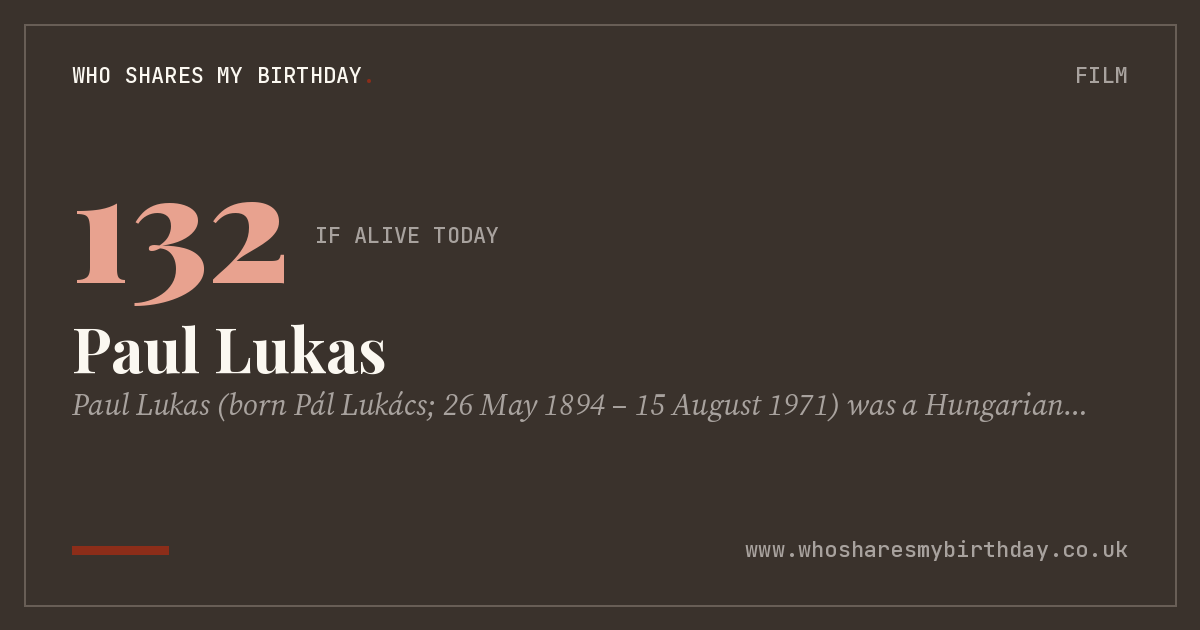 Paul Lukas