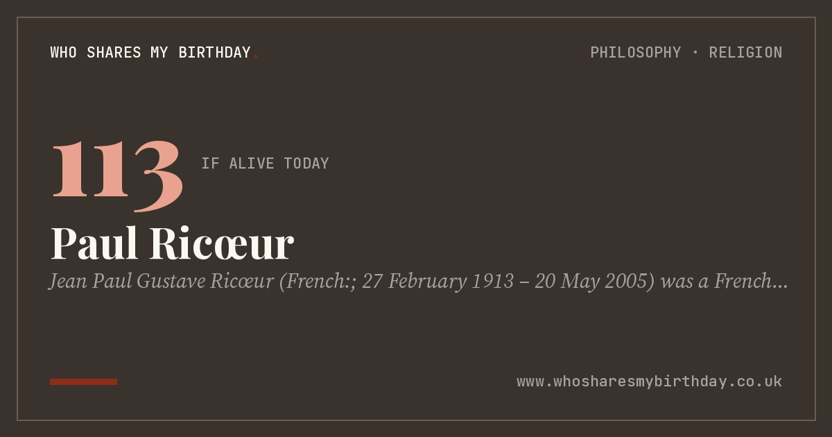 Paul Ricœur
