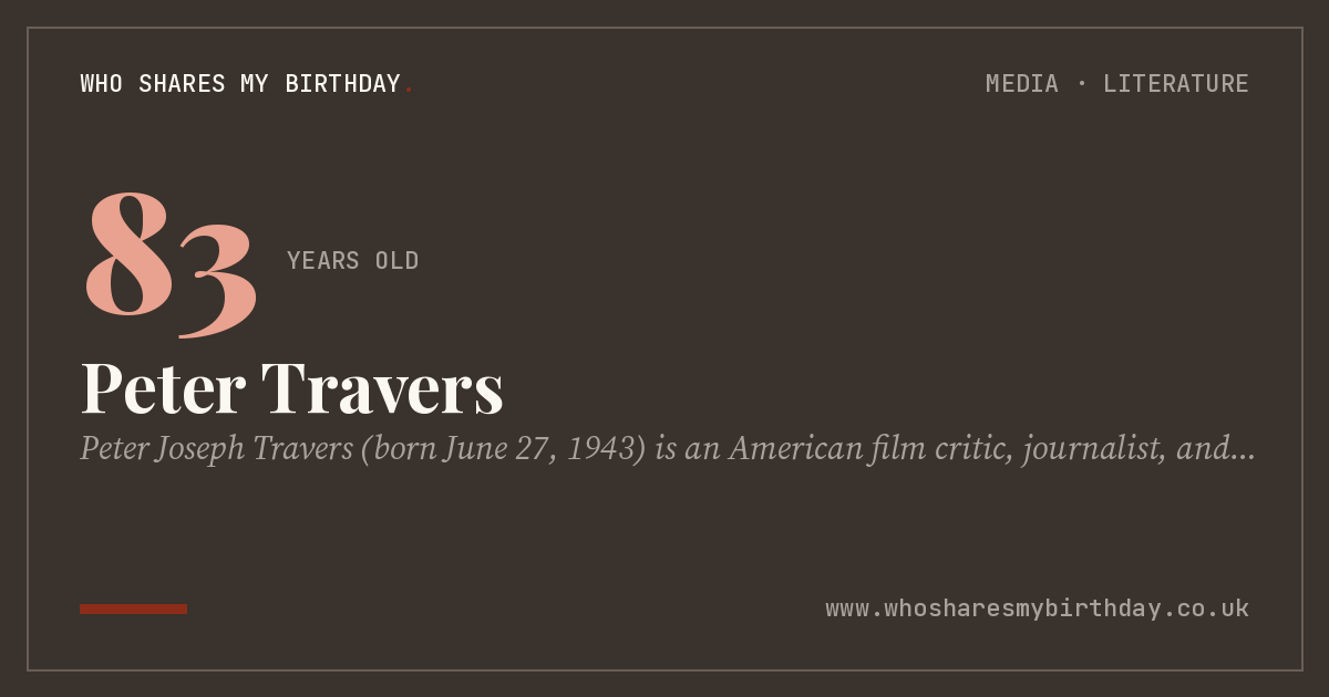 Peter Travers