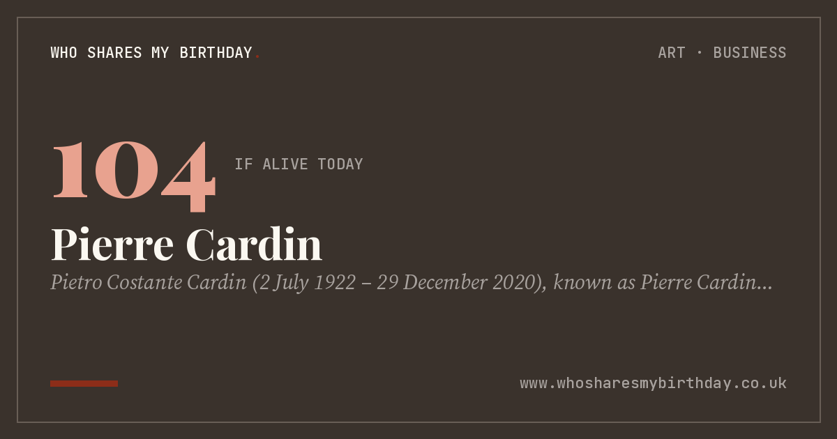 Pierre Cardin