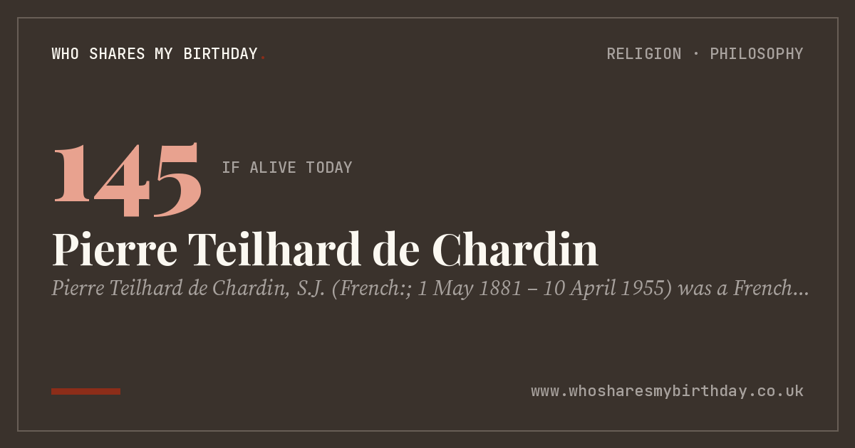 Pierre Teilhard de Chardin