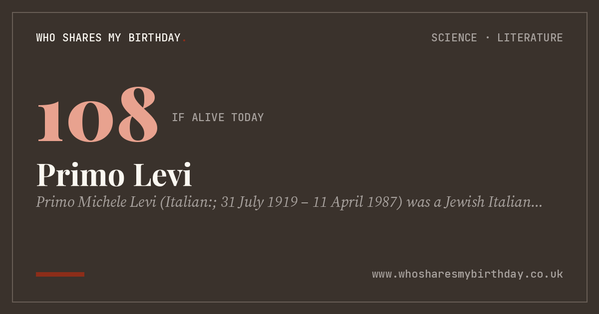 Primo Levi