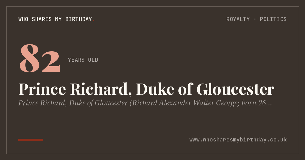 Prince Richard, Duke of Gloucester