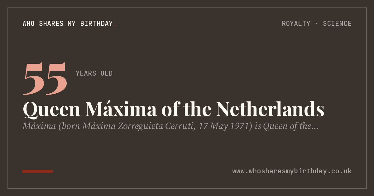 Queen Máxima of the Netherlands
