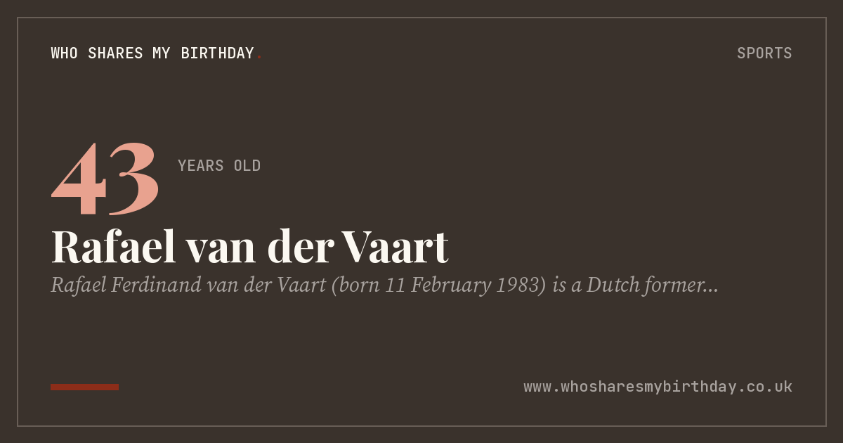 Rafael van der Vaart