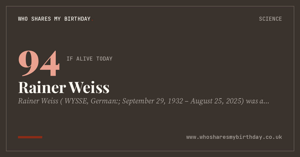 Rainer Weiss