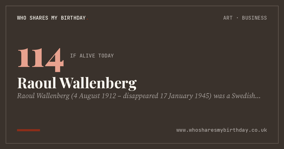 Raoul Wallenberg