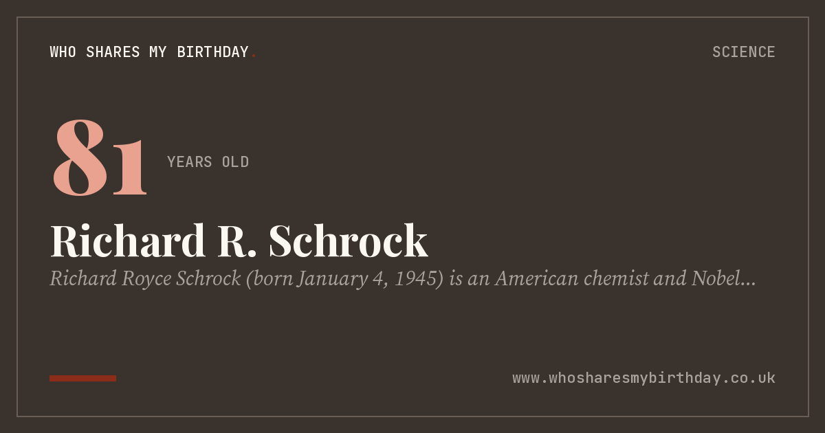 Richard R. Schrock