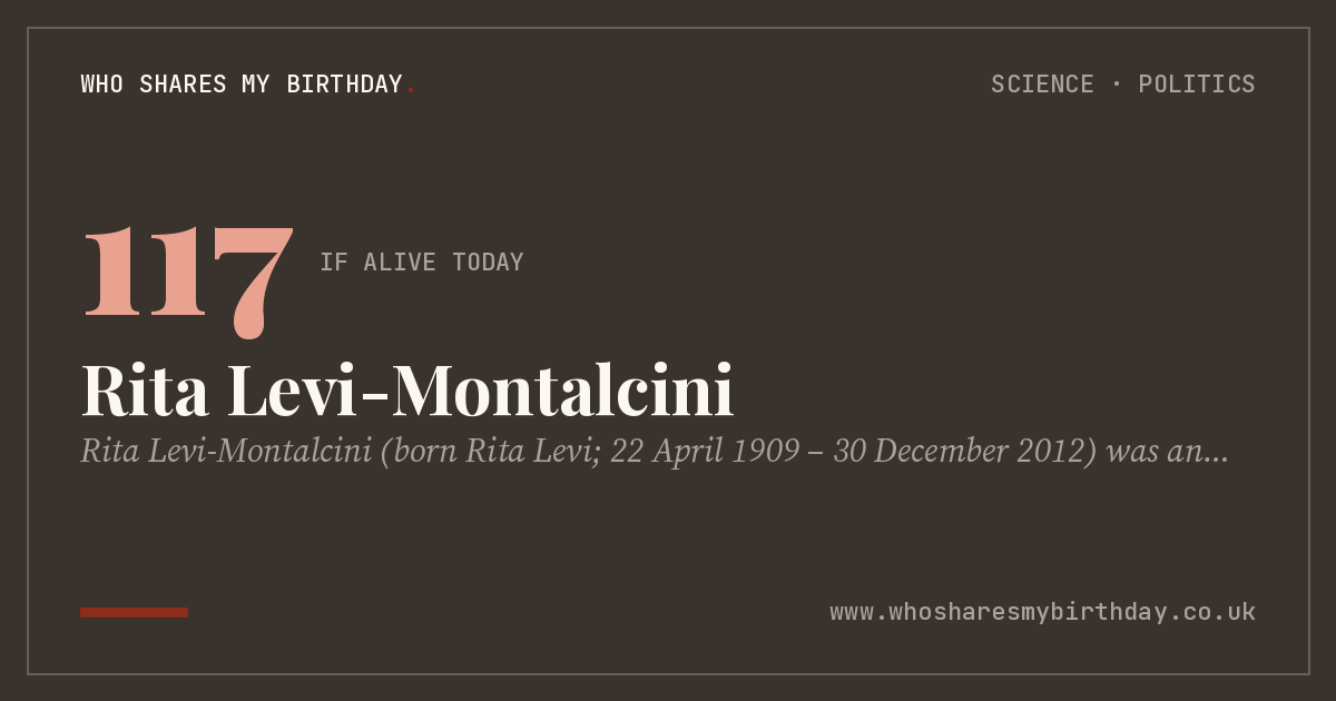 Rita Levi-Montalcini