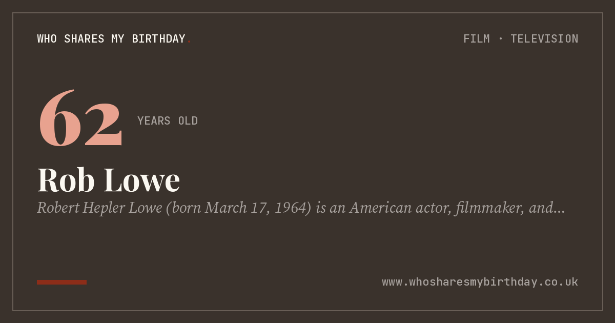 Rob Lowe