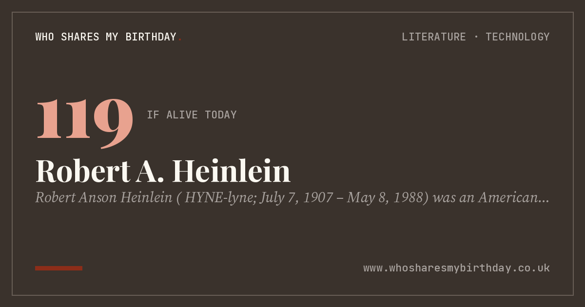 Robert A. Heinlein