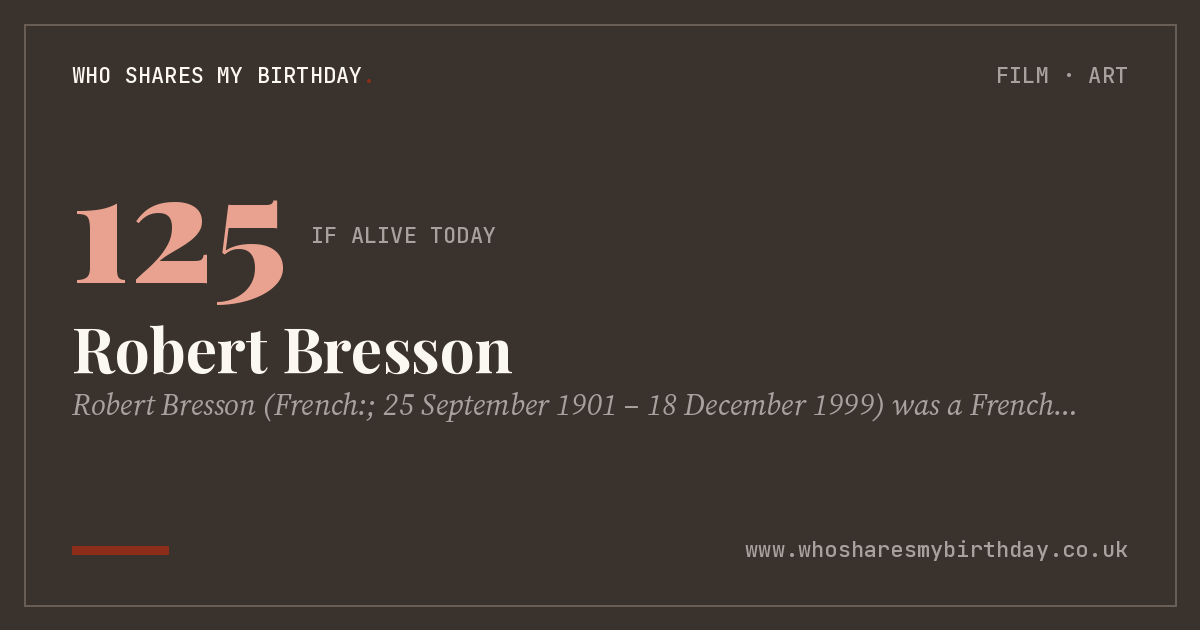 Robert Bresson