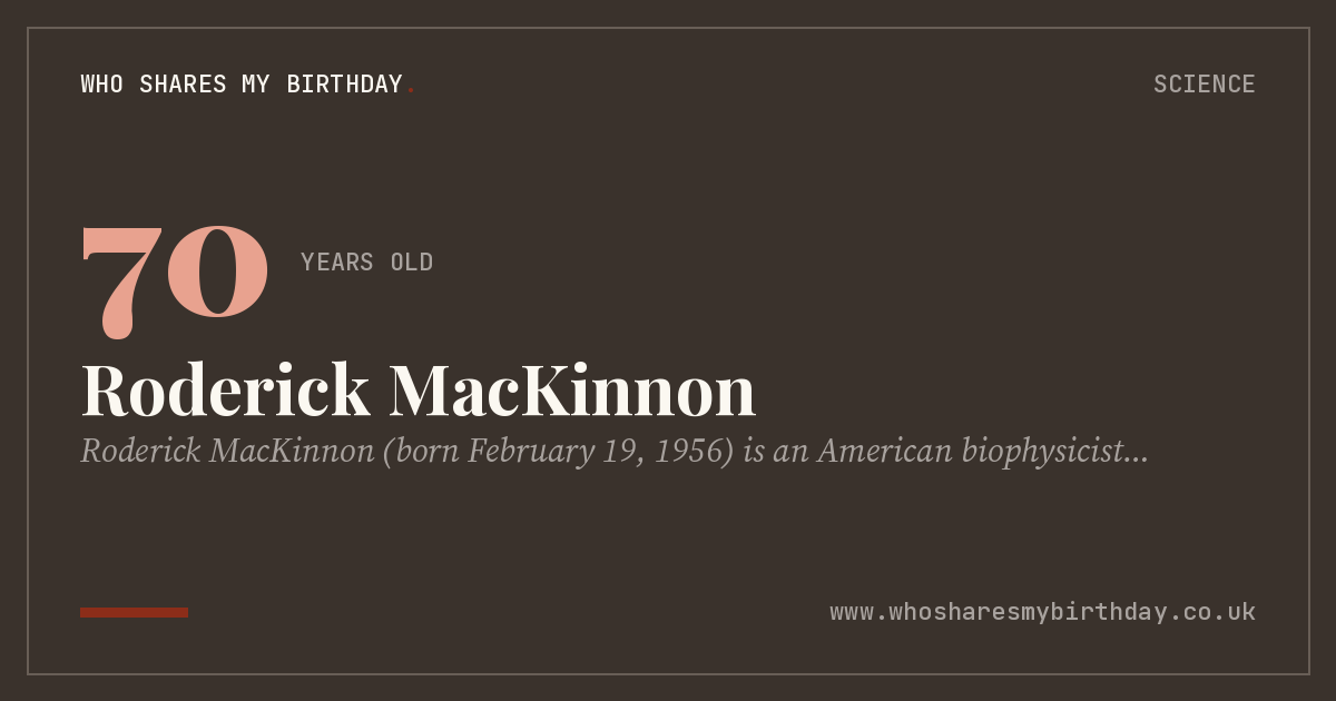 Roderick MacKinnon