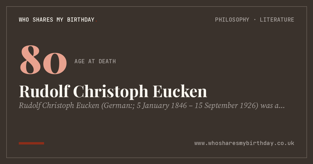 Rudolf Christoph Eucken
