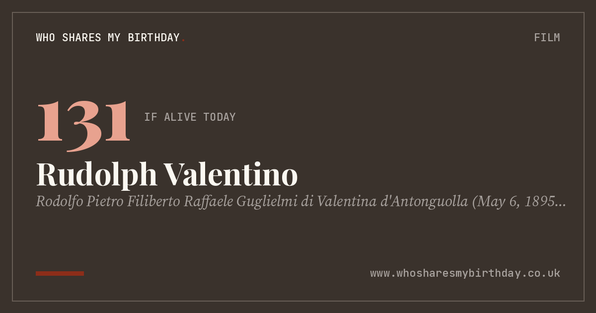Rudolph Valentino