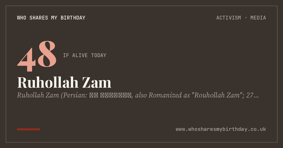 Ruhollah Zam