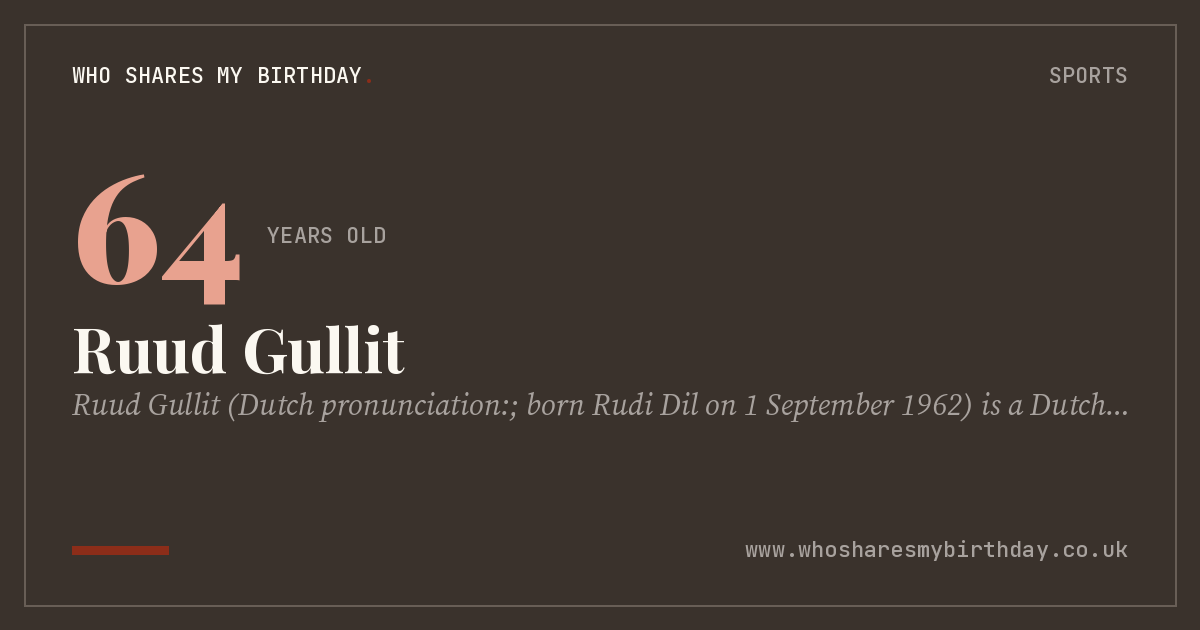 Ruud Gullit
