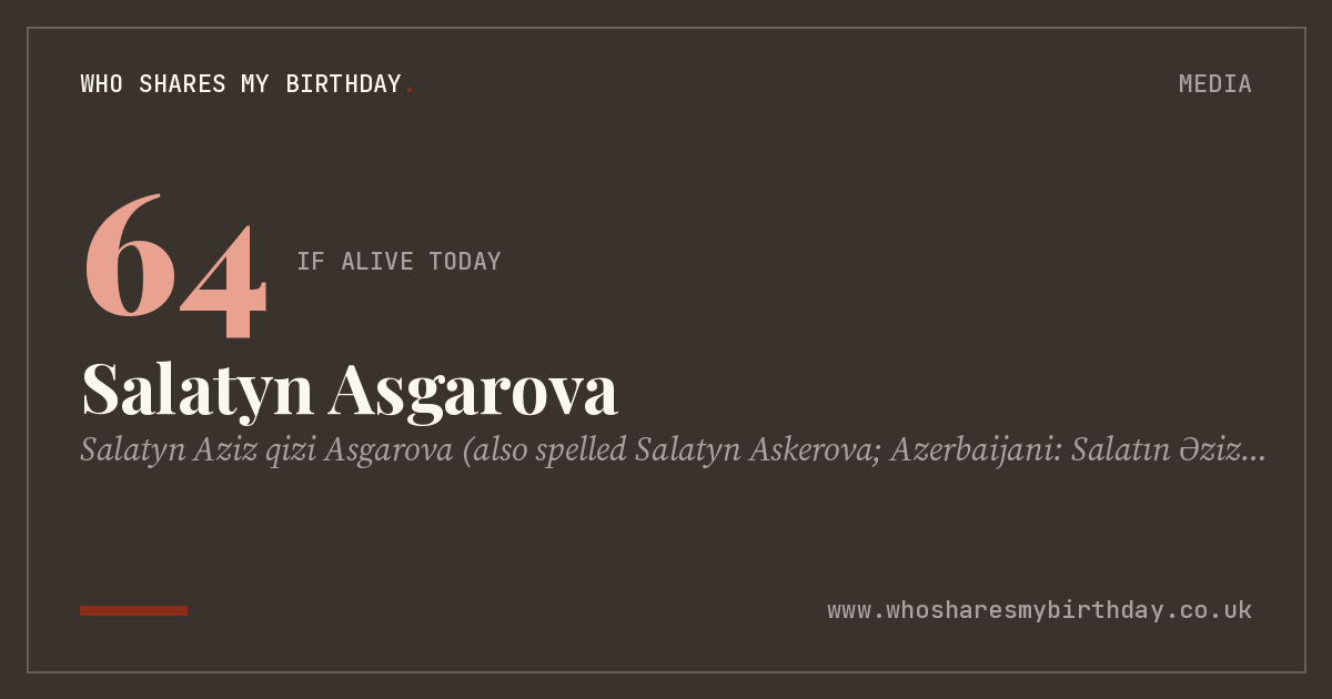 Salatyn Asgarova