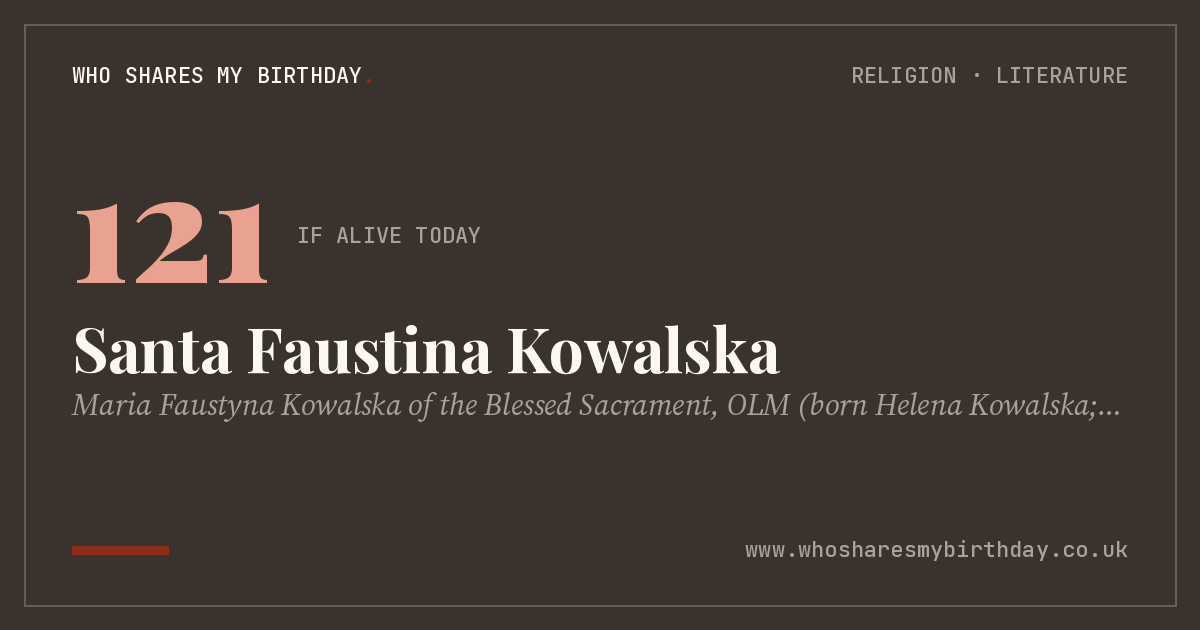 Santa Faustina Kowalska