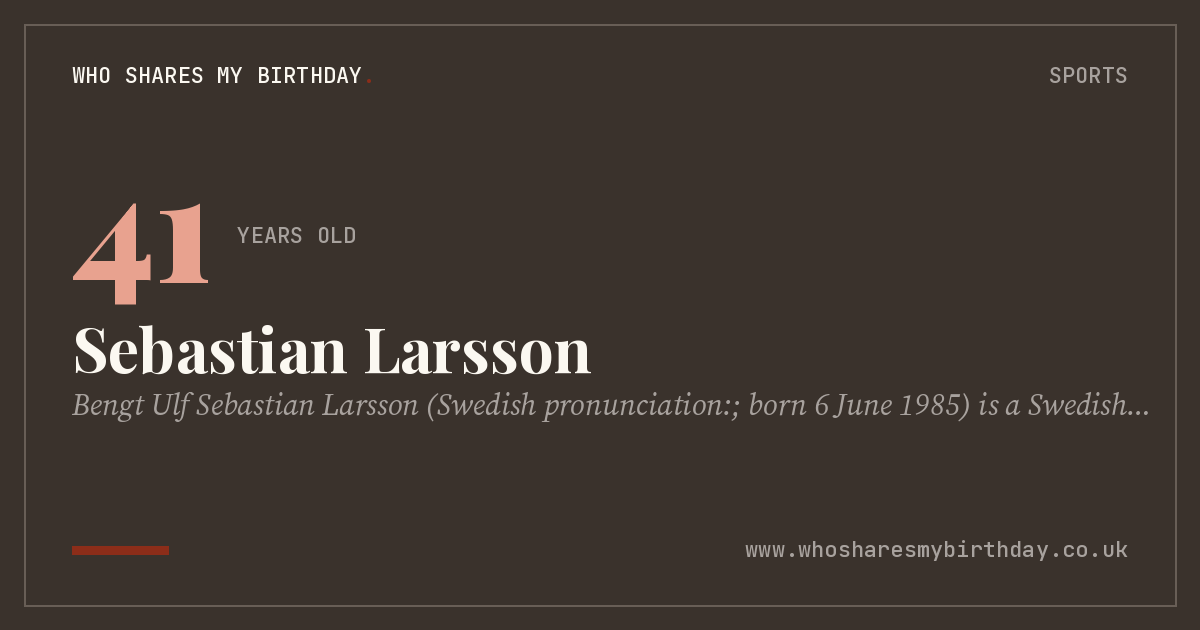 Sebastian Larsson