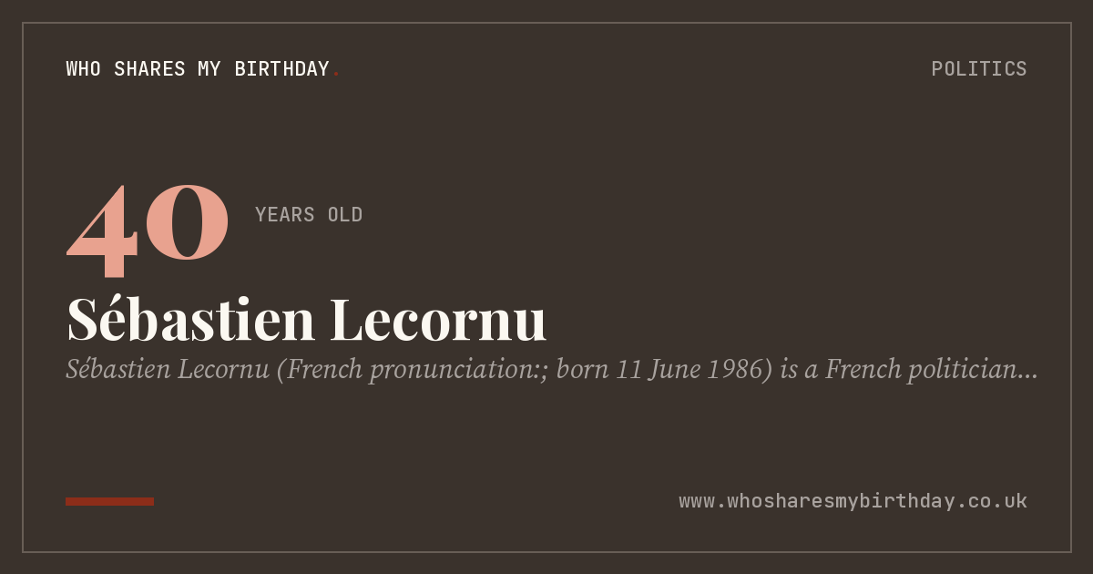 Sébastien Lecornu