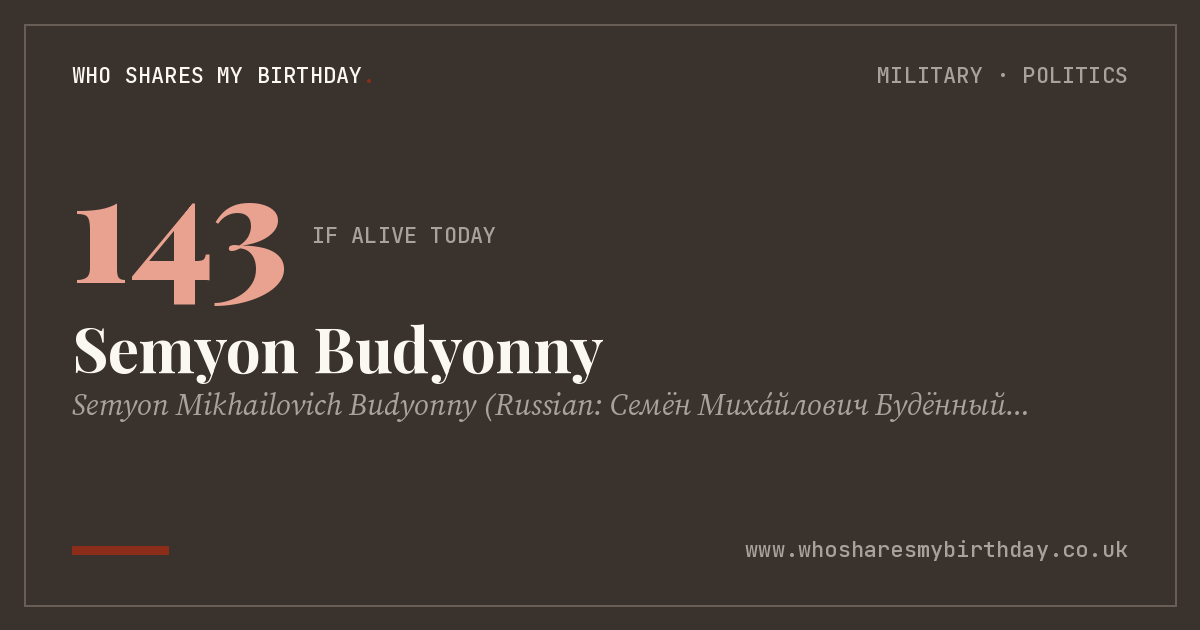 Semyon Budyonny