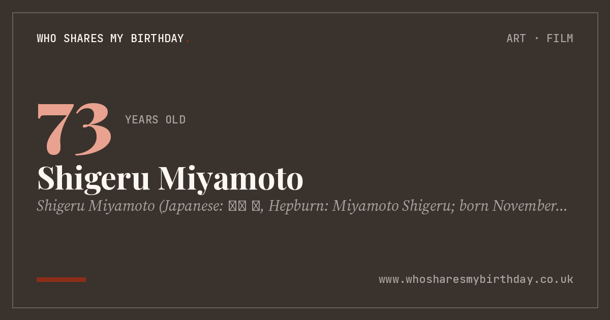 Shigeru Miyamoto