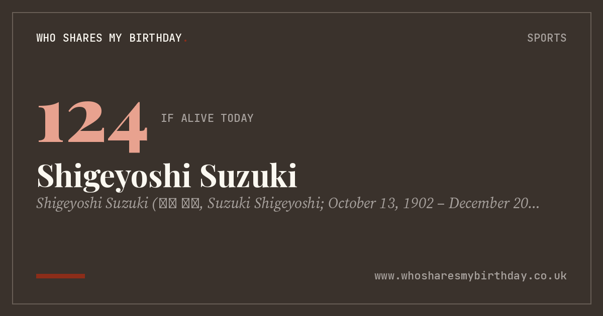 Shigeyoshi Suzuki