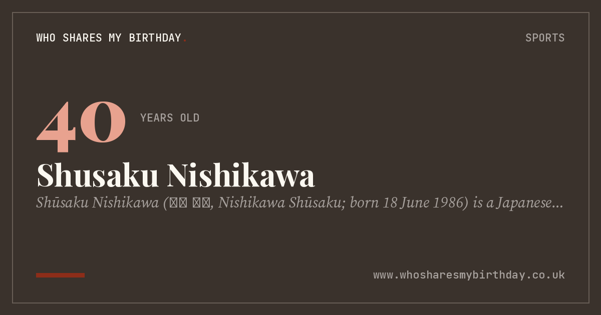 Shusaku Nishikawa