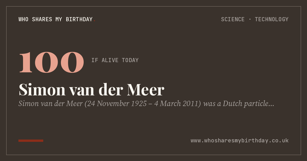Simon van der Meer