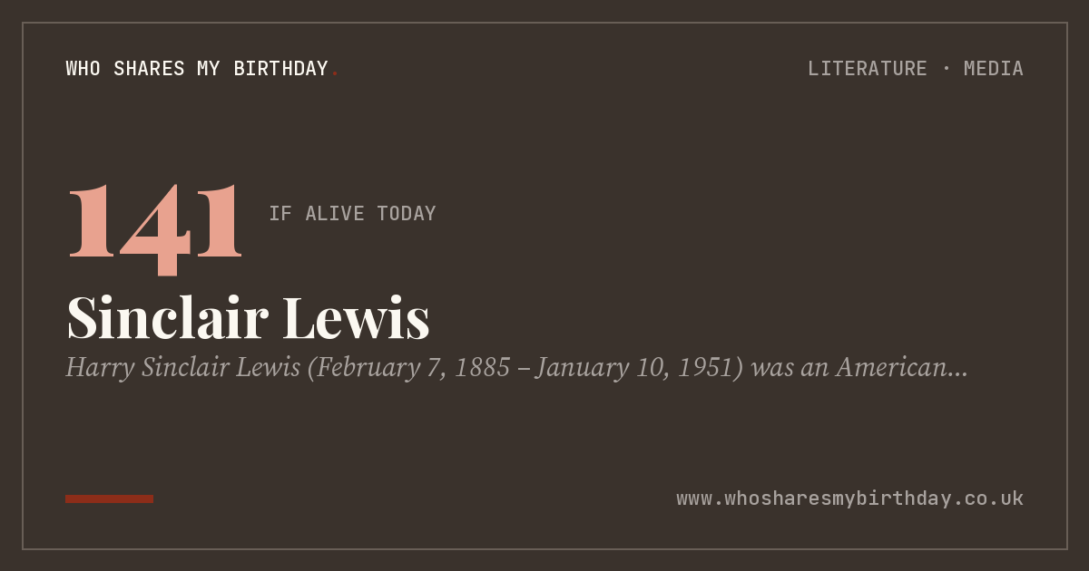 Sinclair Lewis