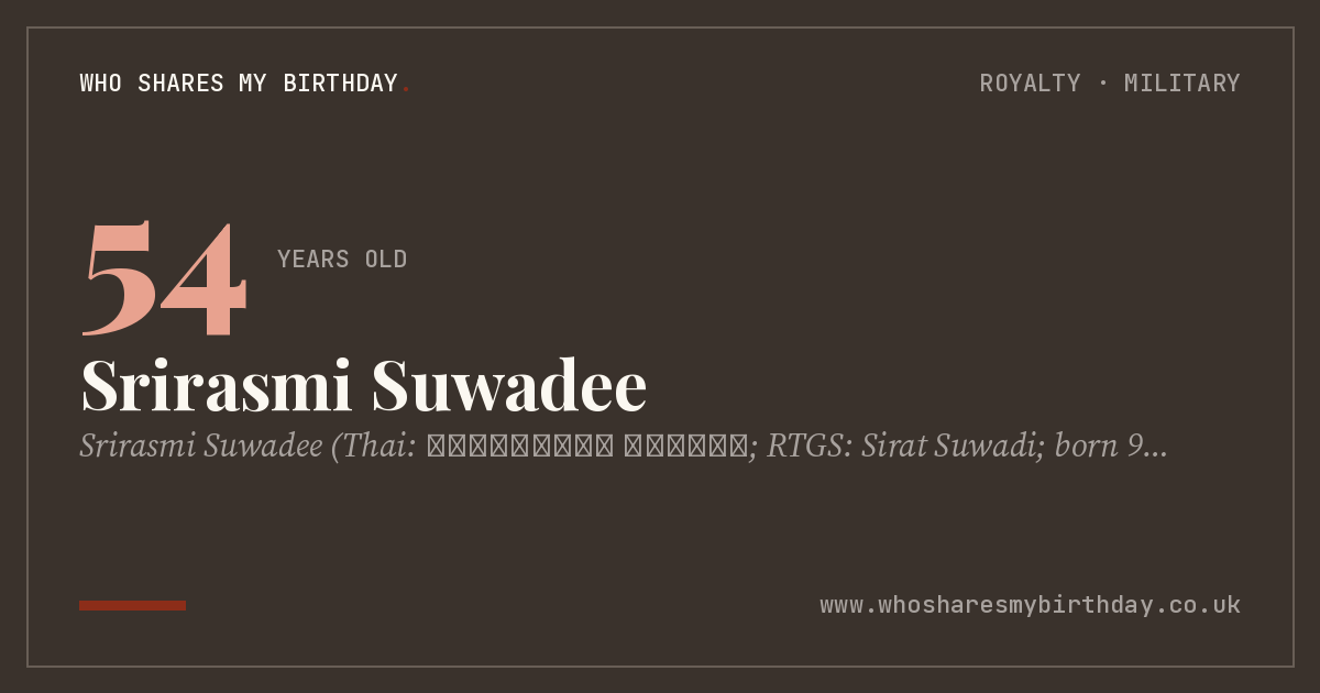 Srirasmi Suwadee