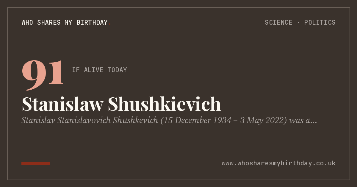 Stanislaw Shushkievich