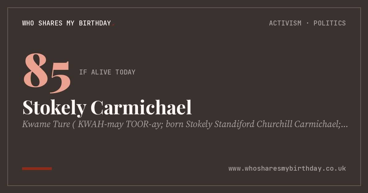Stokely Carmichael