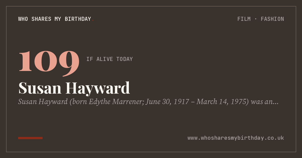 Susan Hayward