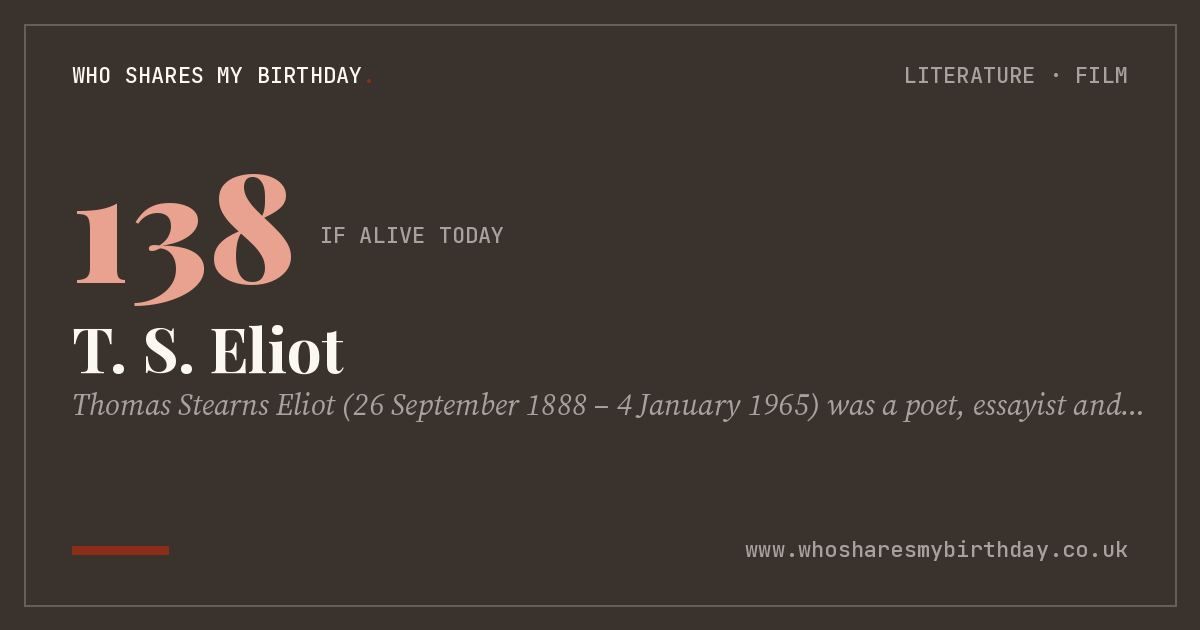 T. S. Eliot