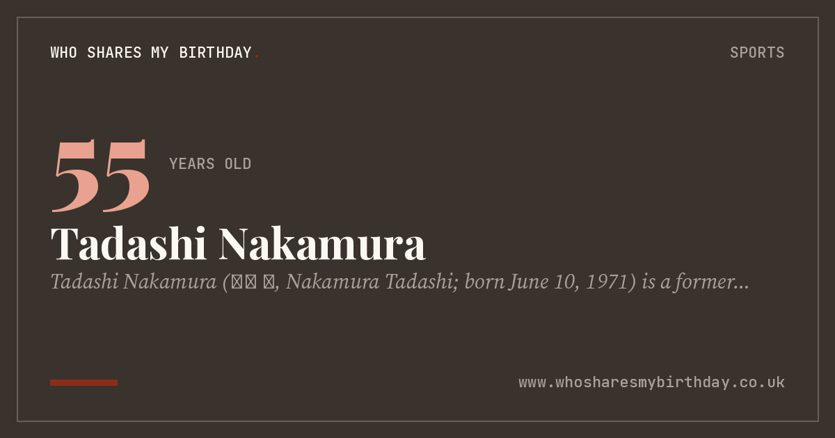 Tadashi Nakamura