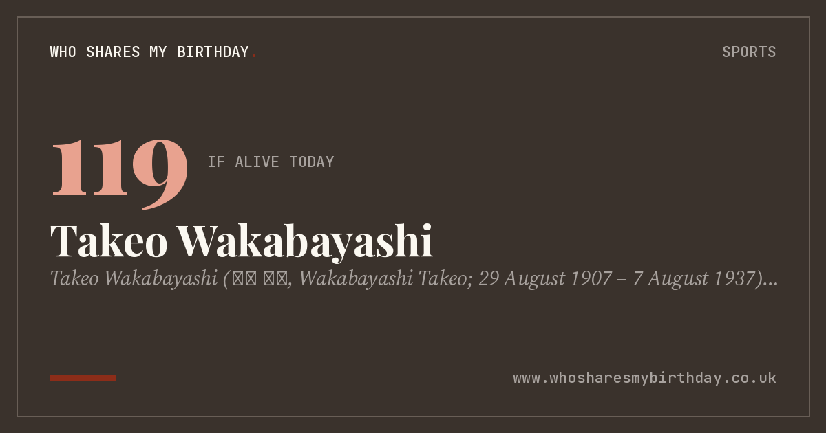 Takeo Wakabayashi