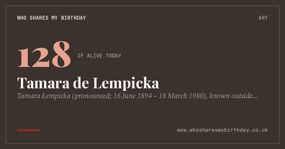 Tamara de Lempicka