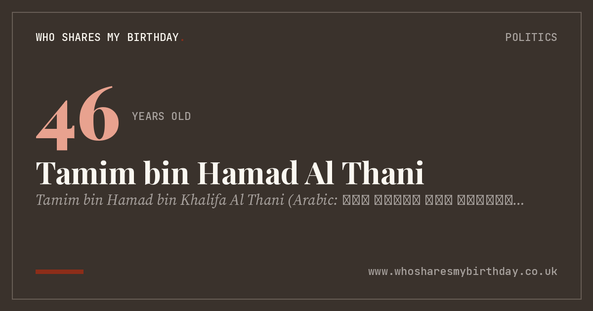Tamim bin Hamad Al Thani