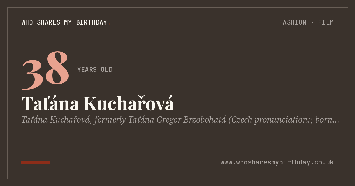 Taťána Kuchařová