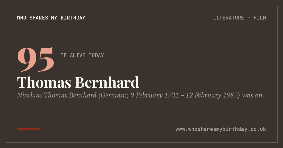 Thomas Bernhard