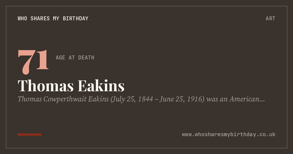 Thomas Eakins
