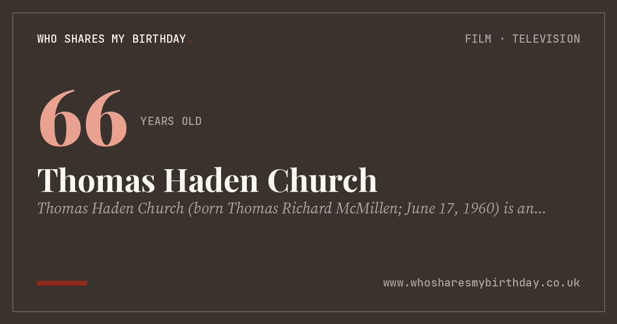 Thomas Haden Church