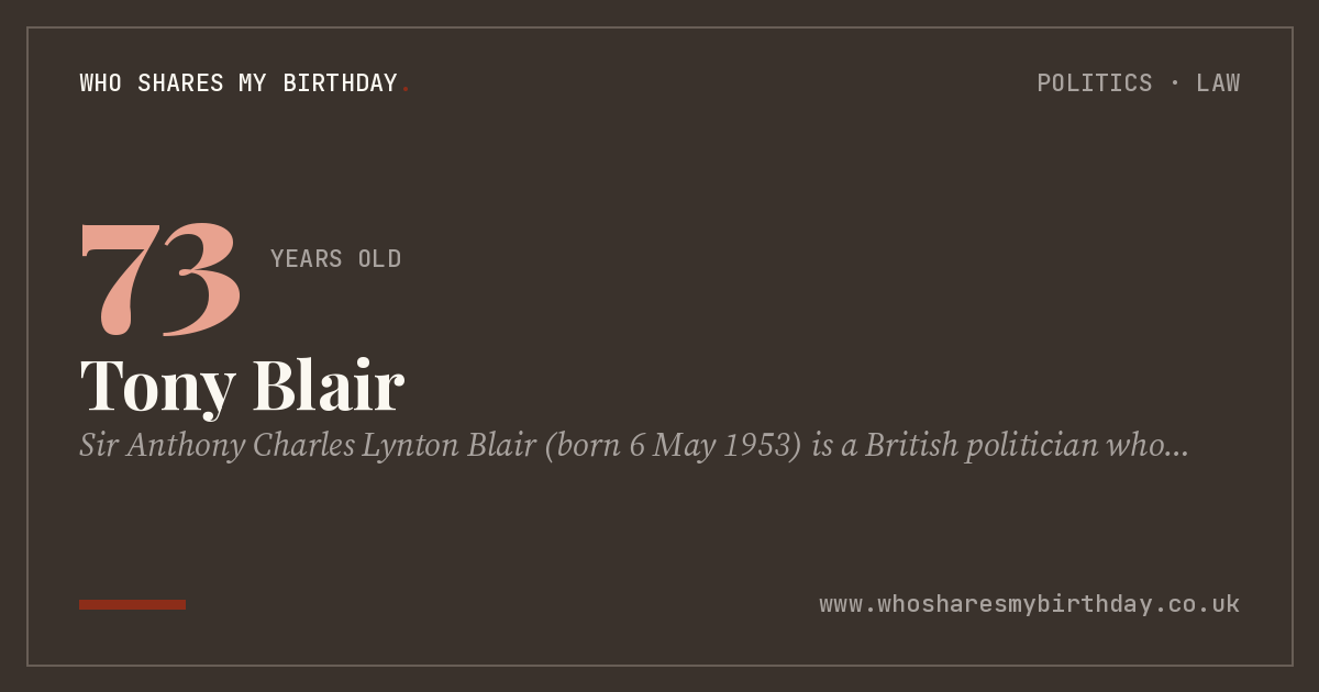 Tony Blair