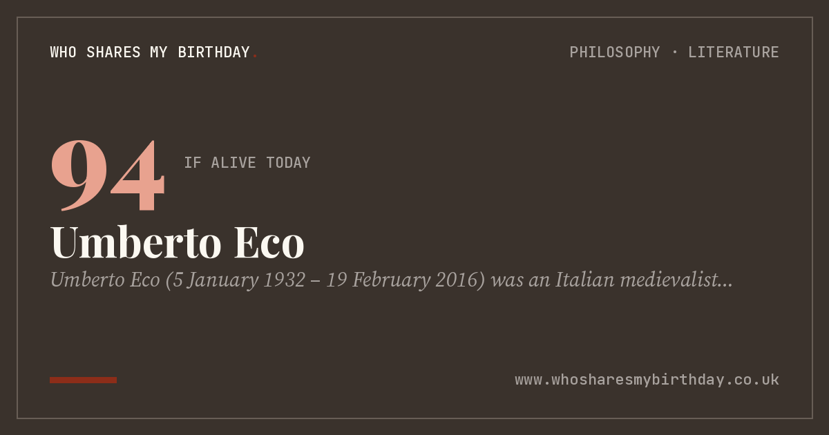 Umberto Eco