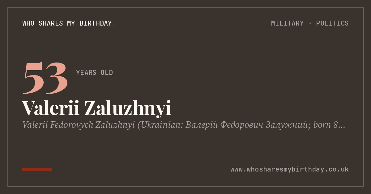 Valerii Zaluzhnyi