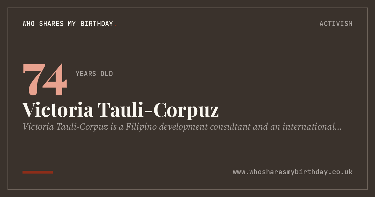 Victoria Tauli-Corpuz