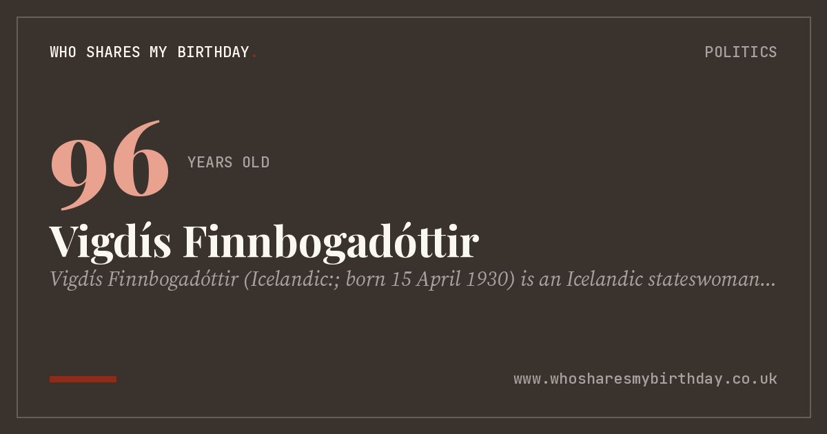 Vigdís Finnbogadóttir